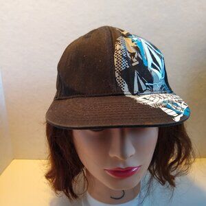 boys' black Volcom flexfit youth cap